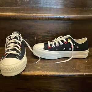 All Star Converse Chuck Taylor’s   Navy Blue.